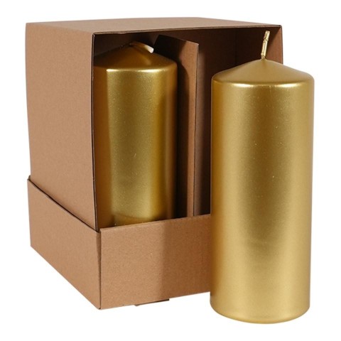 MOCCOLO METALLIZZATO H150XD60 MM. ORO